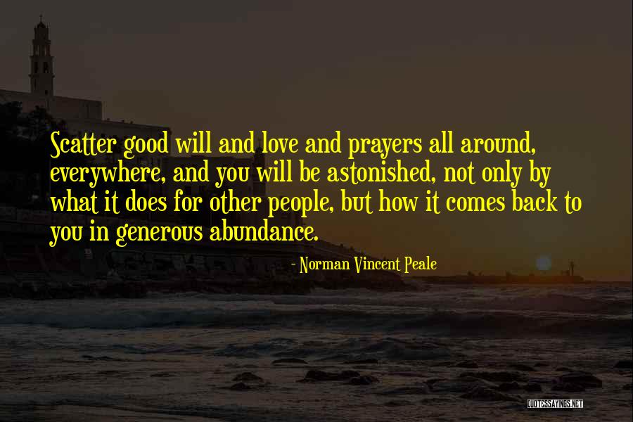 Generous Quotes By Norman Vincent Peale