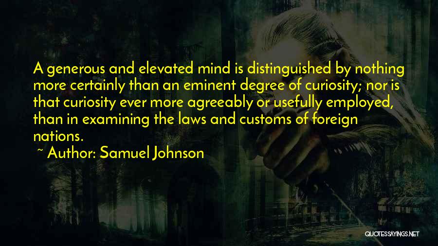 Generous Quotes By Samuel Johnson