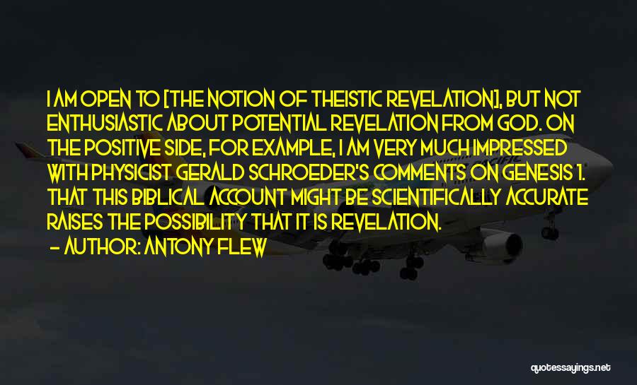 Genesis 1 Quotes By Antony Flew