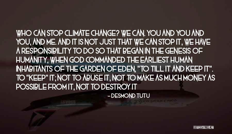 Genesis Garden Of Eden Quotes By Desmond Tutu