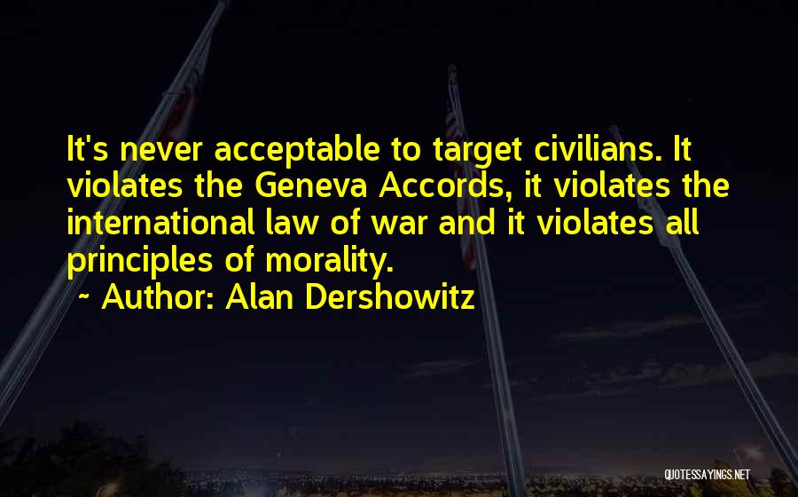 Geneva Quotes By Alan Dershowitz