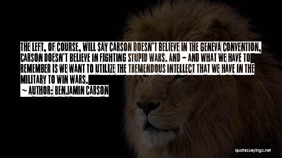 Geneva Quotes By Benjamin Carson
