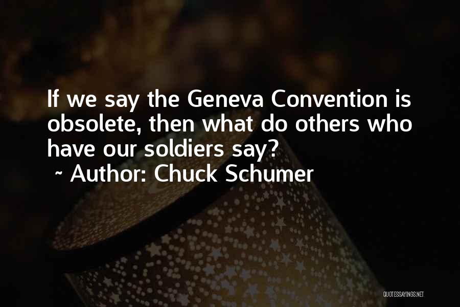 Geneva Quotes By Chuck Schumer