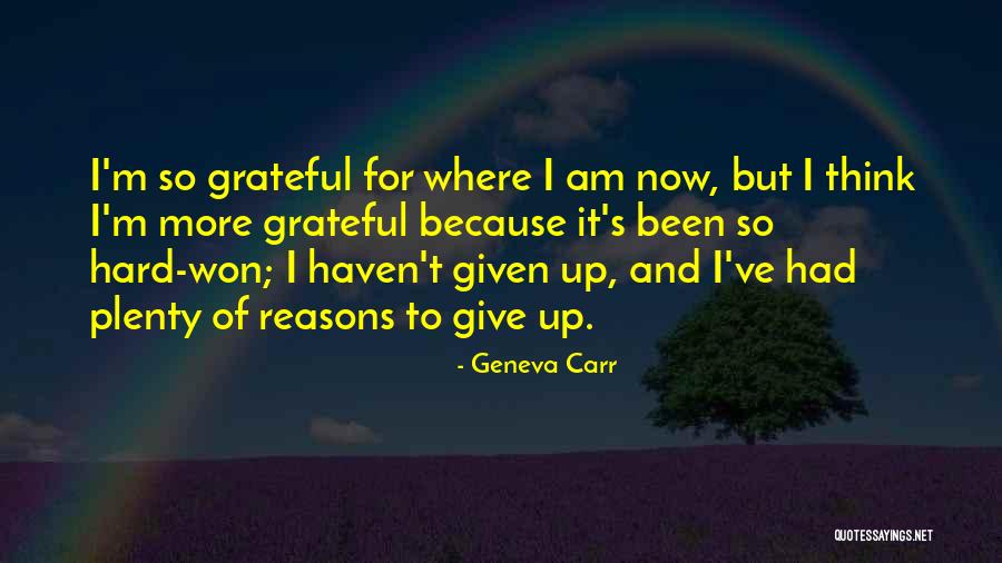 Geneva Quotes By Geneva Carr