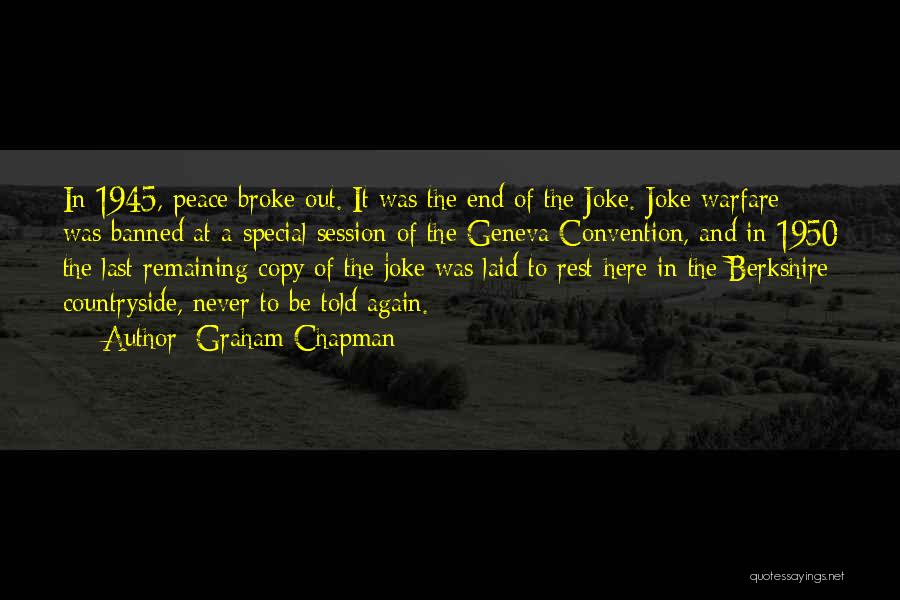 Geneva Quotes By Graham Chapman