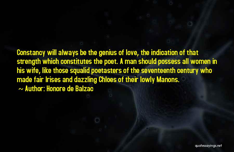Genius And Love Quotes By Honore De Balzac
