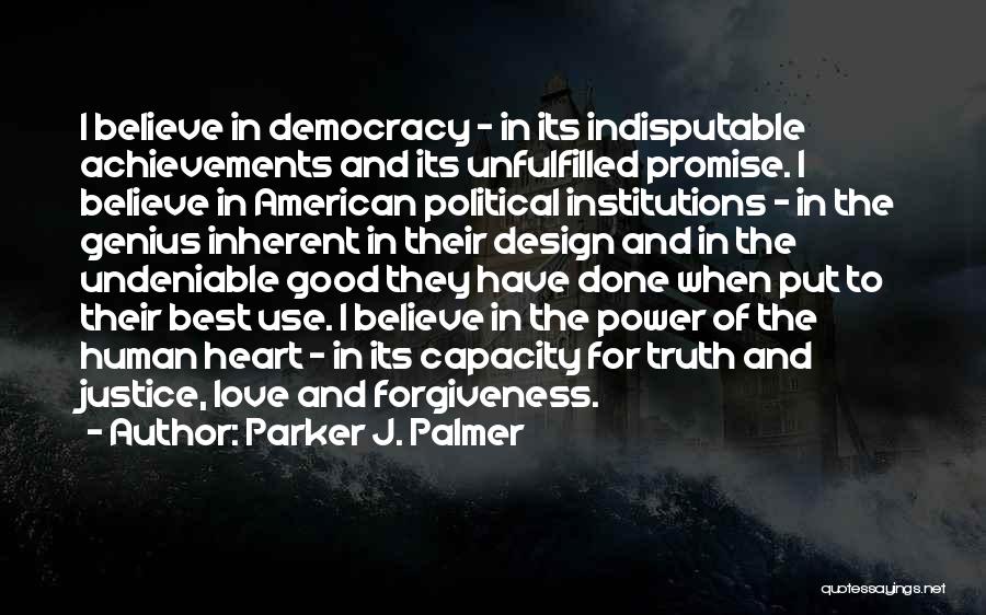 Genius And Love Quotes By Parker J. Palmer