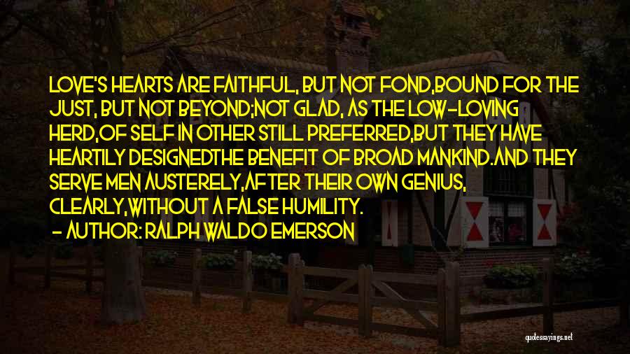 Genius And Love Quotes By Ralph Waldo Emerson