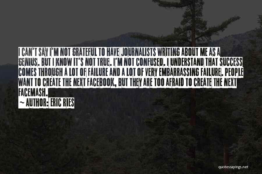 Genius And Success Quotes By Eric Ries