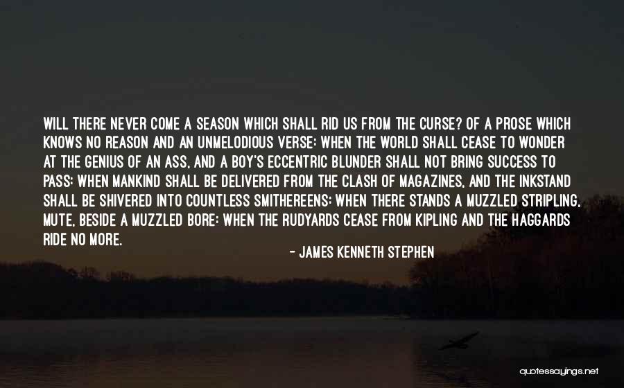 Genius And Success Quotes By James Kenneth Stephen Genius And Success Quotes By James Kenneth Stephen