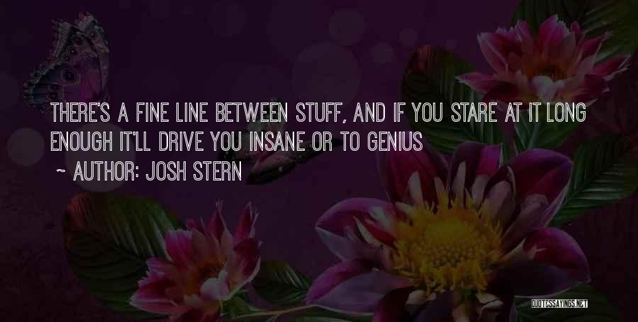 Genius But Funny Quotes By Josh Stern