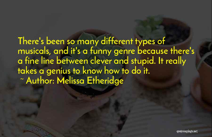 Genius But Funny Quotes By Melissa Etheridge