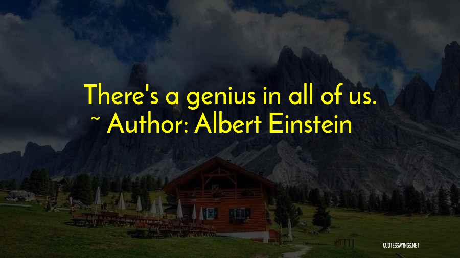 Genius Einstein Quotes By Albert Einstein