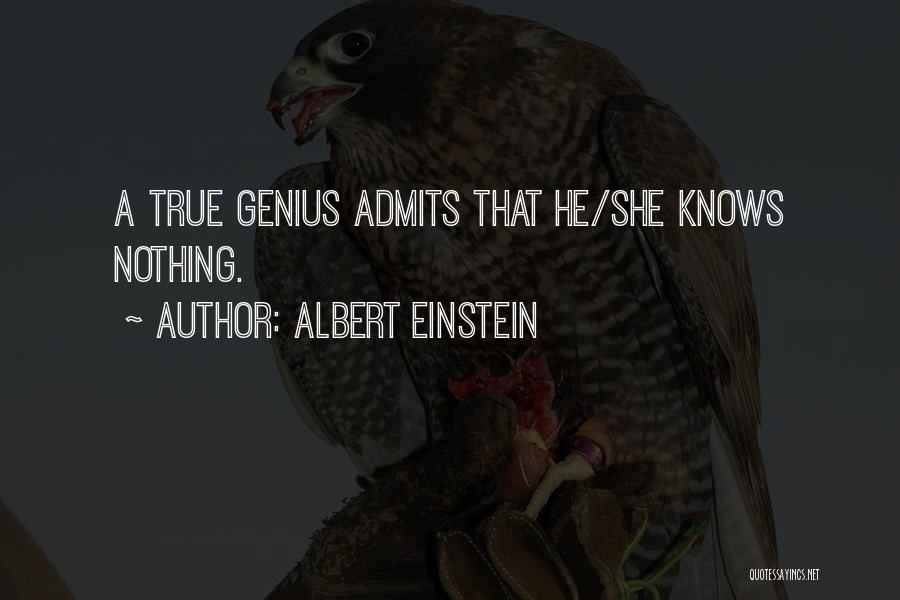 Genius Einstein Quotes By Albert Einstein