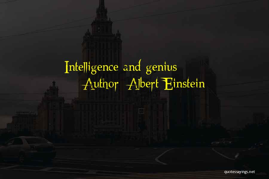 Genius Einstein Quotes By Albert Einstein