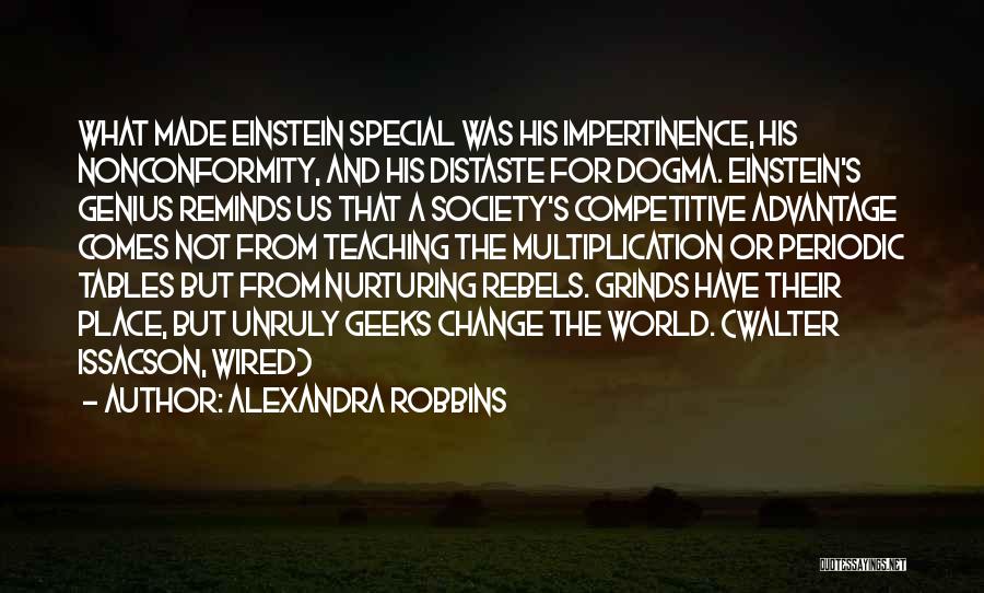 Genius Einstein Quotes By Alexandra Robbins