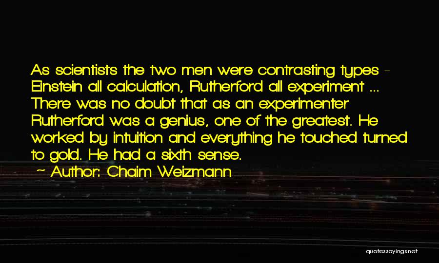 Genius Einstein Quotes By Chaim Weizmann