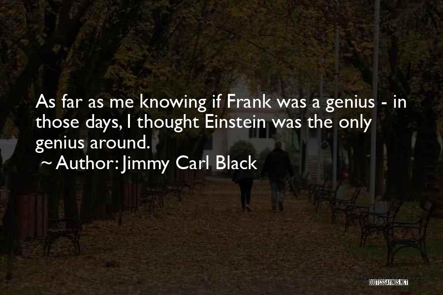 Genius Einstein Quotes By Jimmy Carl Black