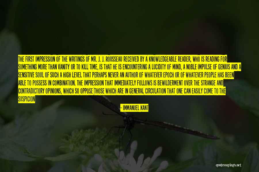 Genius Mind Quotes By Immanuel Kant Genius Mind Quotes By Immanuel Kant