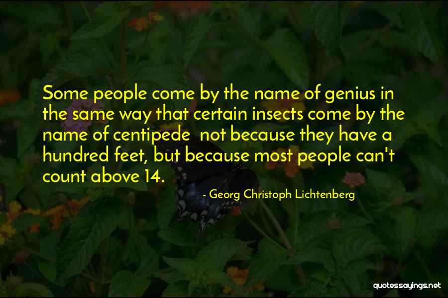 Genius People Quotes By Georg Christoph Lichtenberg Genius People Quotes By Georg Christoph Lichtenberg