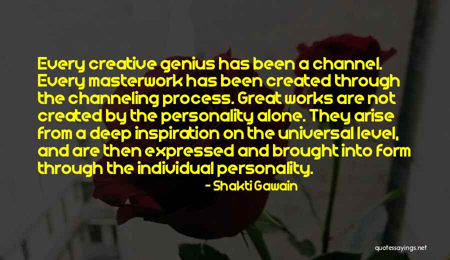 Genius The Great Quotes By Shakti Gawain Genius The Great Quotes By Shakti Gawain
