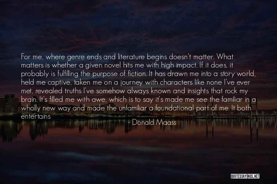 Genre Fiction Quotes By Donald Maass Genre Fiction Quotes By Donald Maass