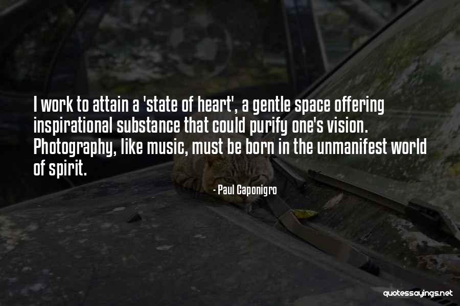 Gentle Spirit Quotes By Paul Caponigro Gentle Spirit Quotes By Paul Caponigro