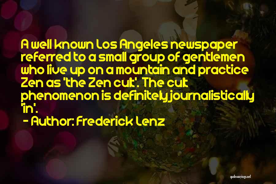 Gentleman Quotes By Frederick Lenz