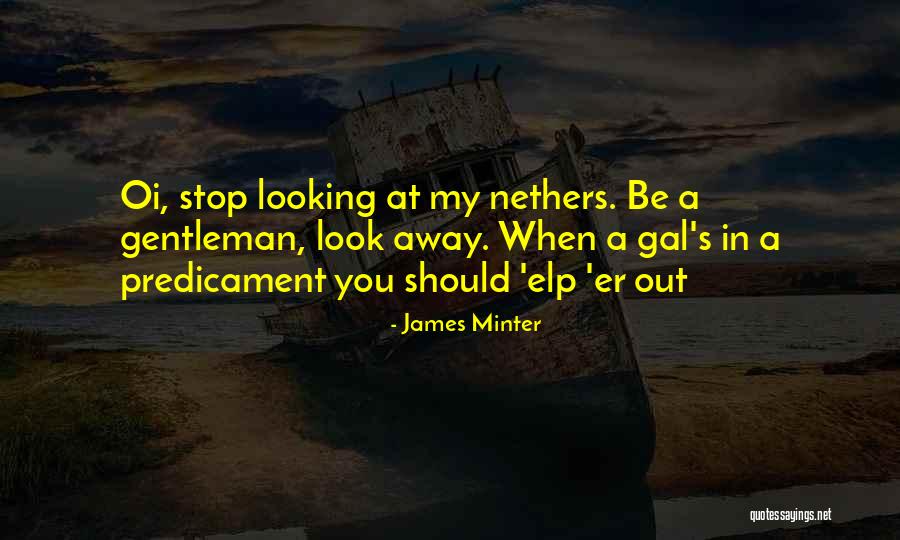 Gentleman Quotes By James Minter