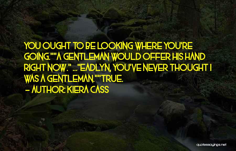 Gentleman Quotes By Kiera Cass