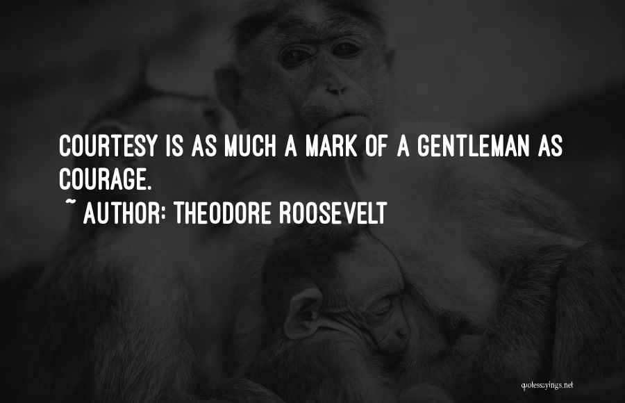 Gentleman Quotes By Theodore Roosevelt