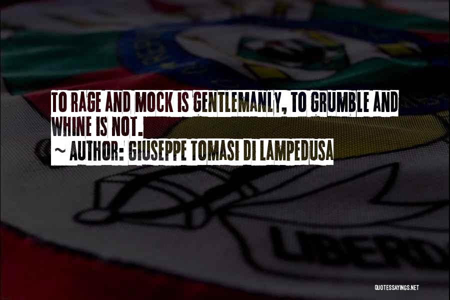 Gentlemanly Quotes By Giuseppe Tomasi Di Lampedusa