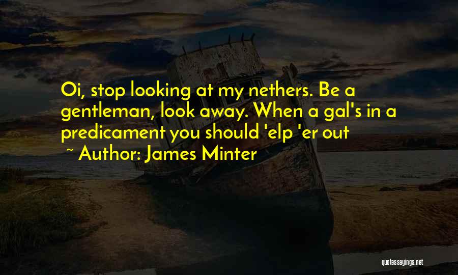 Gentleman's Quotes By James Minter