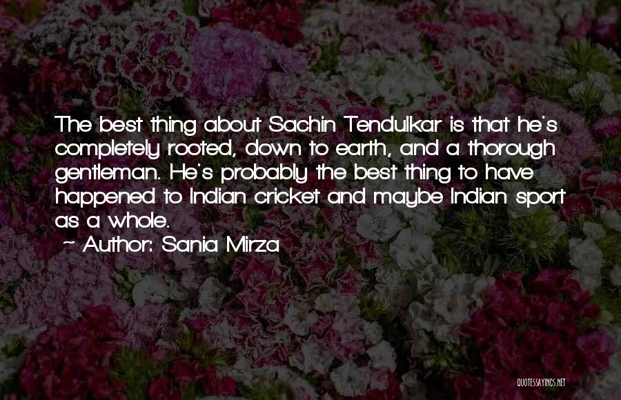 Gentleman's Quotes By Sania Mirza