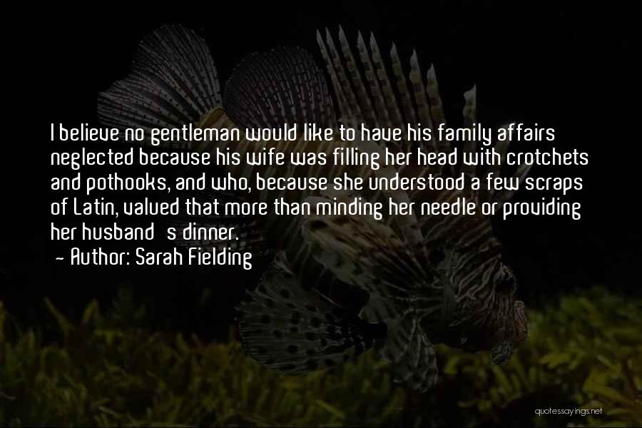 Gentleman's Quotes By Sarah Fielding