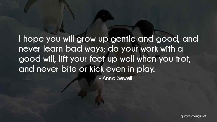 Gentleness And Kindness Quotes By Anna Sewell