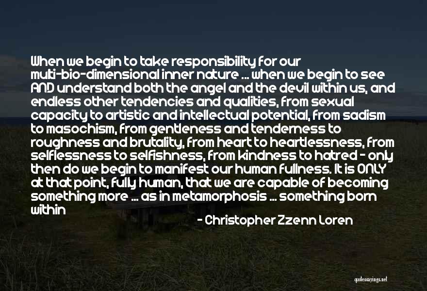 Gentleness And Kindness Quotes By Christopher Zzenn Loren