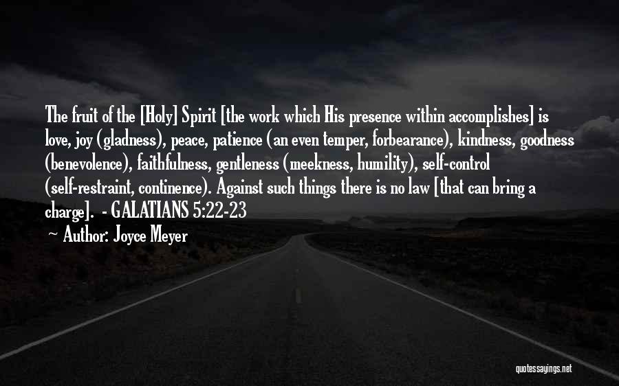 Gentleness Of Spirit Quotes By Joyce Meyer