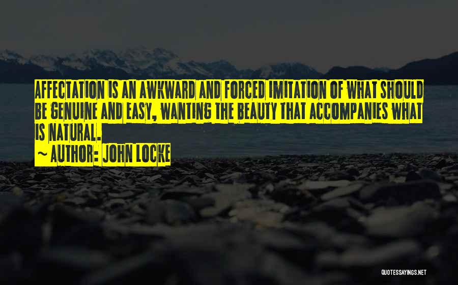 Genuine Beauty Quotes By John Locke