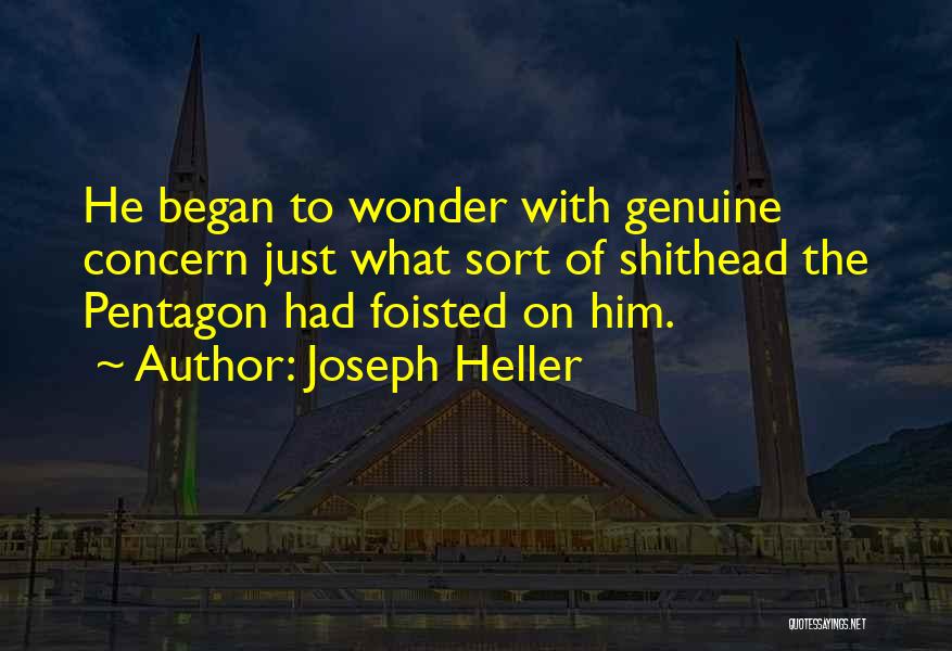 Genuine Concern Quotes By Joseph Heller