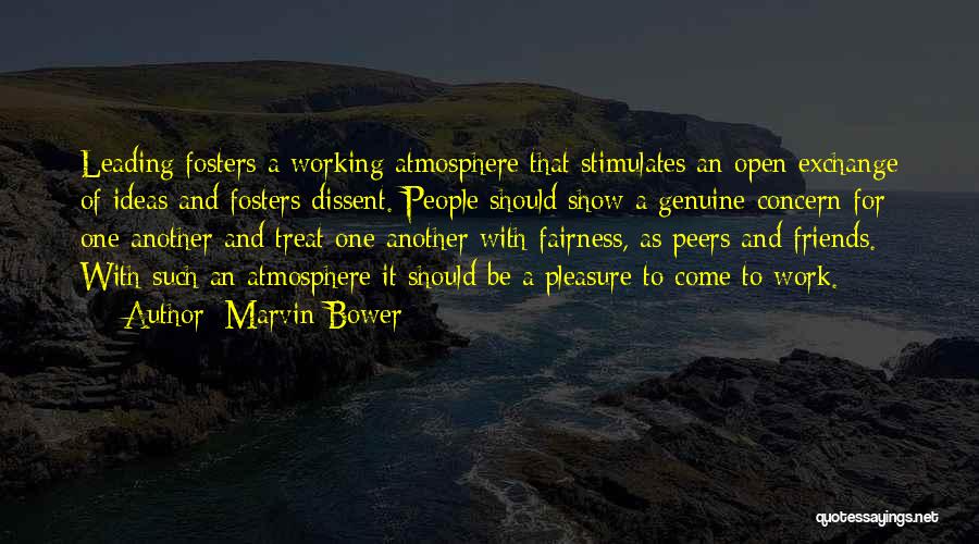 Genuine Concern Quotes By Marvin Bower