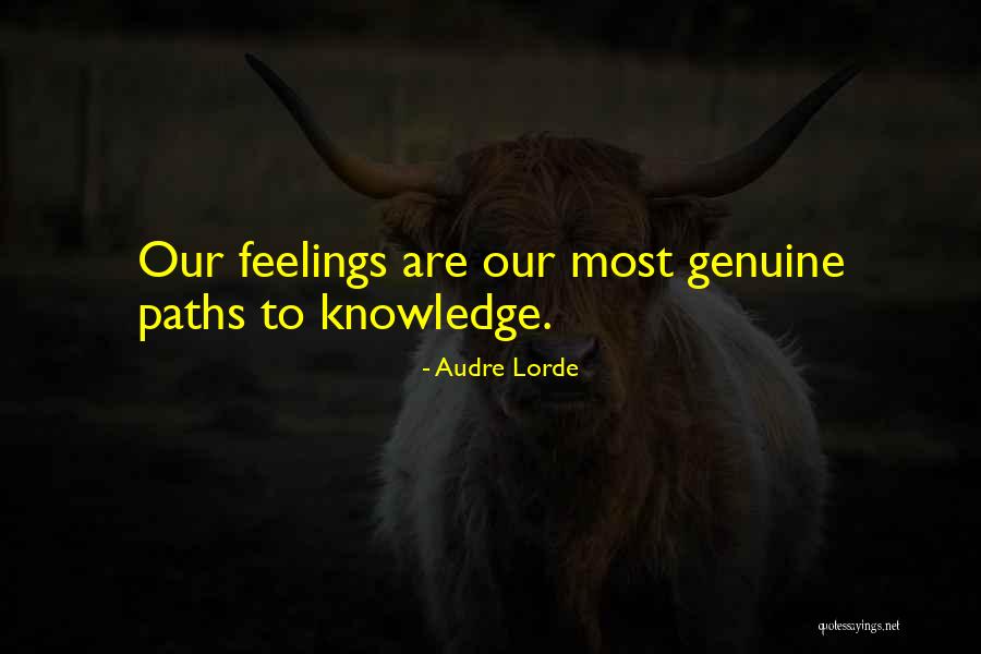 Genuine Feelings Quotes By Audre Lorde Genuine Feelings Quotes By Audre Lorde