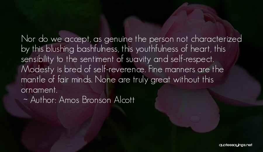 Genuine Heart Quotes By Amos Bronson Alcott