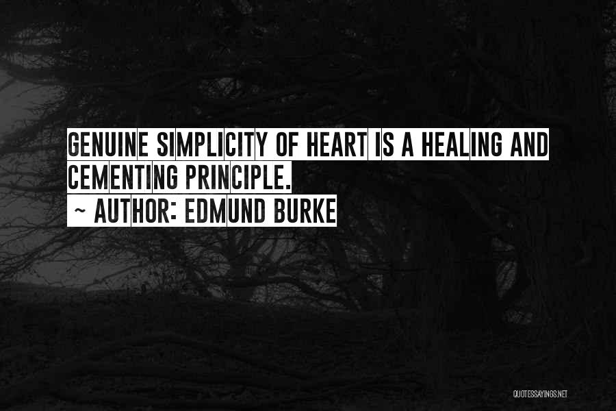Genuine Heart Quotes By Edmund Burke