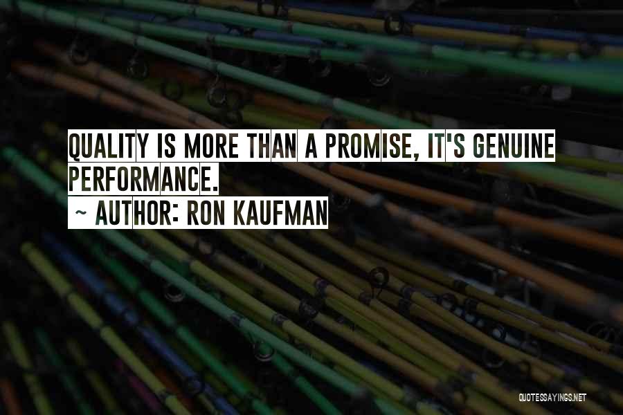 Genuine Service Quotes By Ron Kaufman