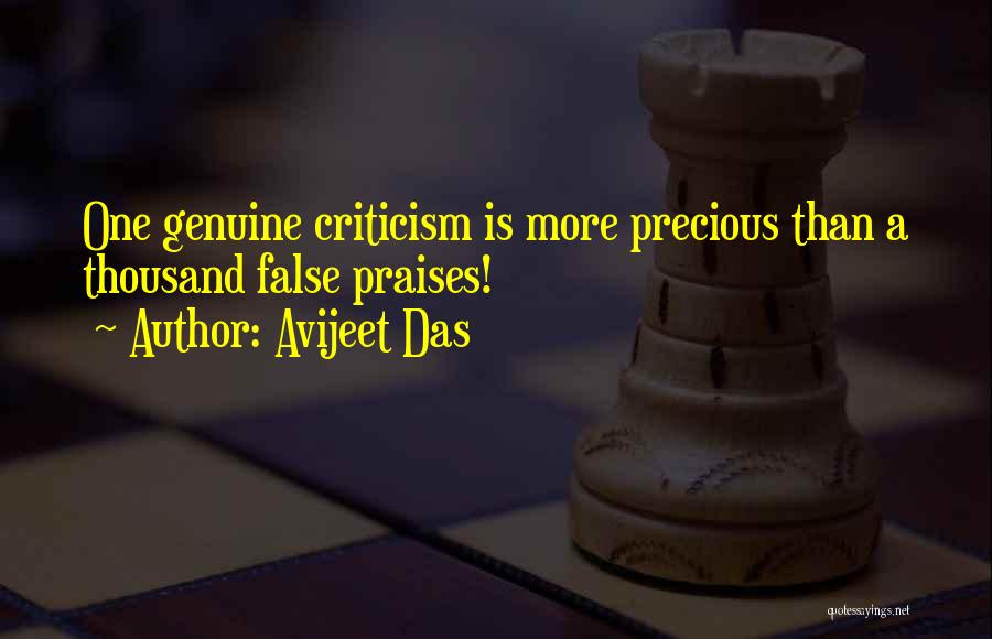 Genuineness Quotes By Avijeet Das