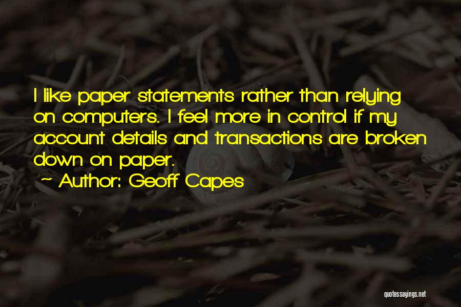 Geoff Capes Quotes 348735