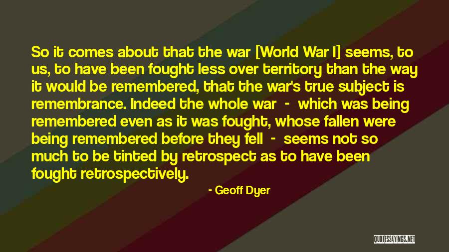 Geoff Dyer Quotes 142524