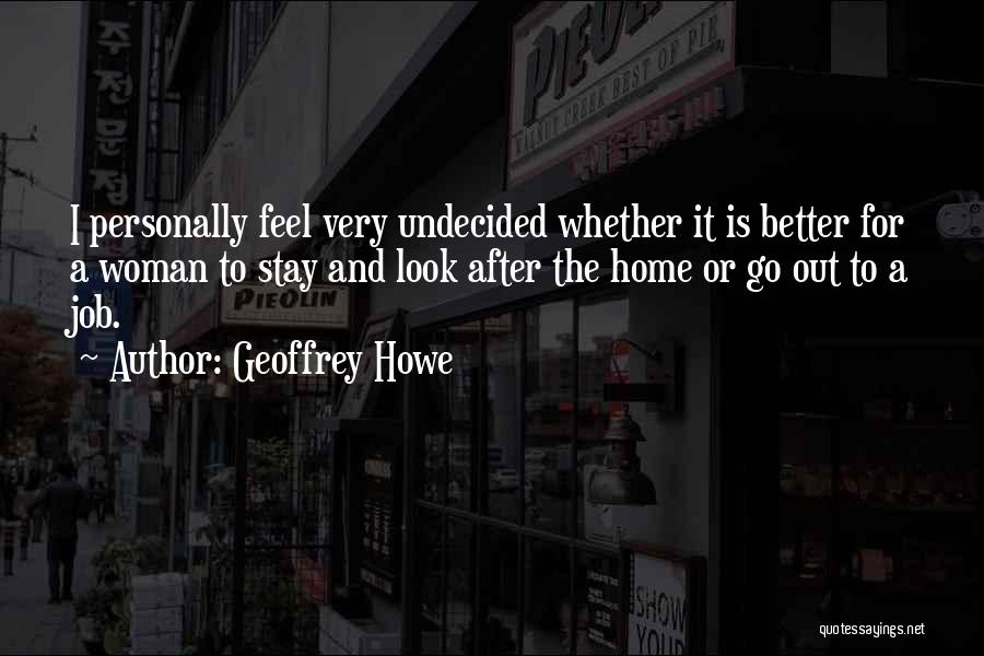 Geoffrey Howe Quotes 482099