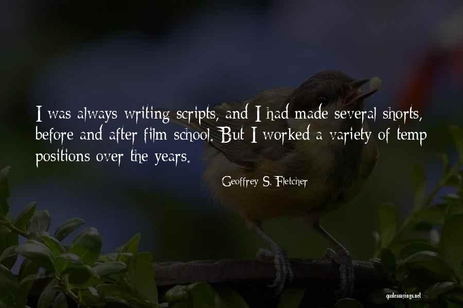 Geoffrey S. Fletcher Quotes 1533429 Geoffrey S. Fletcher Quotes 1533429